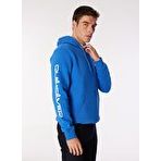 Quiksilver Mavi Erkek Kapüşon Regular Fit Sweatshirt AQYFT03358OMNI LOGO HOODIE