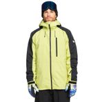 Quiksilver Mission Block Jk erkek montu (1'li paket), Yeşil (Celery Green), S