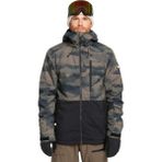 Quiksilver Mission Printed Block Erkek Snowboard Ceketi - XS - Renkli