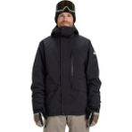 Quiksilver Mission Solid Erkek Siyah Snowboard Ceketi - XS