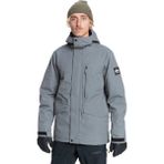 Quiksilver Mission Solid Erkek Snowboard Ceketi - Gri