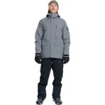 Quiksilver Mission Solid Erkek Snowboard Ceketi - XS - Gri