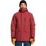 Quiksilver Mission Solid Erkek Snowboard Ceketi - XS - Kırmızı