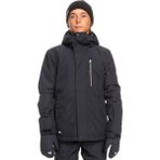 Quiksilver Mission Solid Youth Erkek Çocuk Siyah Snowboard Ceketi - 8 Yaş