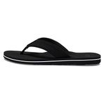 Quiksilver Molokai Layback erkek sandaleti, Siyah Beyaz Siyah, 44 EU