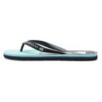 Quiksilver Molokai Panel erkek sandaleti, Siyah Mavi Gri, 40 EU