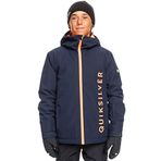 Quiksilver Morton Youth JK Lacivert XS/8 Erkek Çocuk Snowboard Ceketi
