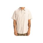 Quiksilver Mw Premium Stretch Erkek Bej Gömlek