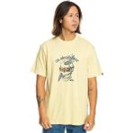 Quiksilver One Last Surf Erkek Sarı Tişört