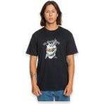 Quiksilver One Last Surf Erkek Siyah Tişört - M