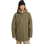 Quiksilver Overcast 3k Parka Erkek Yeşil Ceket