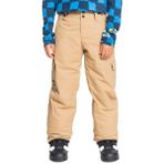 Quiksilver Porter Youth Erkek Çocuk Kahverengi Snowboard Pantolonu - 10 Yaş - Bej