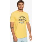 Quiksilver Qsrockinskull Erkek Sarı Tişört - XS