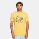 Quiksilver Qsrockinskull Erkek Sarı Tişört