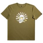 Quiksilver Qsrockinskull Erkek Yeşil Tişört - Haki - M