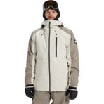 Quiksilver Quıksılver Mıssıon Block Jk Erkek Bone White - Solid Snowboard Ceketi EQYTJ03501-WEG0 - Krem