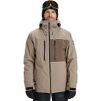 Quiksilver Quıksılver Sycamore Solıd 20K Jk Erkek Fallen Rock - Solid Snowboard Ceketi EQYTJ03502-TZC0 - Kahve