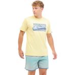 Quiksilver Retro Fade Erkek Tişört - Sarı - M