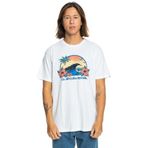 Quiksilver Riding Today T-Shirt, S, EQYZT07676, Beyaz, Erkek