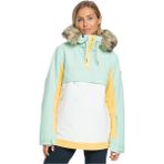 Quiksilver Roxy Kadın Snowboard Ceketi Shelter Yeşil - XS - Renkli