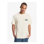 Quiksilver SERENITY SPLASH Bej Bisiklet Yaka Normal Baskılı Erkek T-Shirt