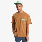 Quiksilver Serenity Splash Erkek Kahvrerengi T-Shirt