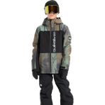 Quiksilver Side Hit Block Youth Jk Erkek Çocuk Yeşil Snowboard Ceketi - 14 Yaş