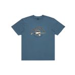 Quiksilver Skull Lines Ss erkek tişörtü, Mavi (Coronet Blue), M