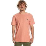Quiksilver Slub Roundneck Erkek Kırmızı Tişört - XL - Kiremit