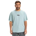 Quiksilver Spor T-Shirt Kısa Kollu Mavi Beden, XL, EQYZT08021, Aqua Sky, Erkek