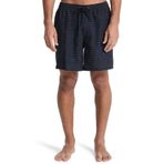 Quiksilver Stretch Printed Volley Deniz Şortu, S, EQYJV04227, Siyah, Erkek