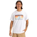 Quiksilver Sun Faded SS erkek tişörtü, Beyaz, S