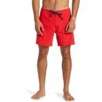 Quiksilver Surfsilk Kaimana 16 inç - Erkekler için sörf şortu, kırmızı, Kırmızı, 30