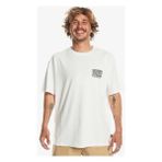Quiksilver Take Us Back Bubble Erkek Beyaz Tişört