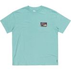 Quiksilver Take Us Back Bubble Erkek Mavi Tişört - Turkuaz - XL