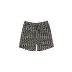 Quiksilver Taxer Jacquard Street Way Erkek Günlük Şort EQYWS03893-BLSW Siyah