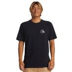 Quiksilver The Original Board Mor Kısa Kollu T-Shirt, L, AQYZT09560, Siyah, Erkek