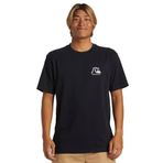 Quiksilver The Original Board Mor Kısa Kollu T-Shirt, M, AQYZT09560, Siyah, Erkek