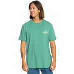 Quiksilver TRADESMITH SS Erkek Tişört, FROSTY SPRUCE, XS