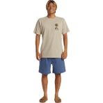 Quiksilver Tropical Breeze Mor Erkek Renkli Tişört - XL - Ekru