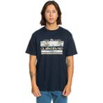 Quiksilver Tropical Rainbow Erkek Mavi Tişört - Lacivert