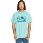 Quiksilver Tropical Rainbow Erkek Tişört - XL - Turkuaz