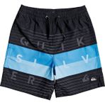Quiksilver Word Block Volley 15 Çocuk Deniz Şortu - XL - Siyah