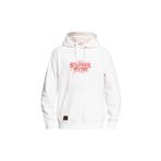 Quiksilver X Stranger Things Official Logo EQYFT04726 Beyaz Erkek Kapüşonlu Sweatshirt