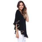 Quincey Asimetrik Tunik - 50 - Siyah