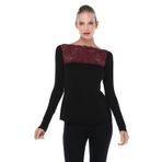 Quincey BD2405 Siyah Kadın Bluz