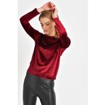 Quincey BDE2499 Kadife Bordo Body