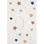 Quincey Bukleli Renkli Yumuşak Peluş Çocuk Odası Halı Bebek Odası Genç Odası Halısı - Açık Bej - 120 x 200 cm