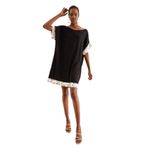 Quincey-Kadın Siyah Oversize Elbise (Siyah / 40)