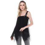 Quincey-Payetli Tunik (SİYAH / 40)